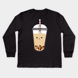 Bubbletea Kids Long Sleeve T-Shirt